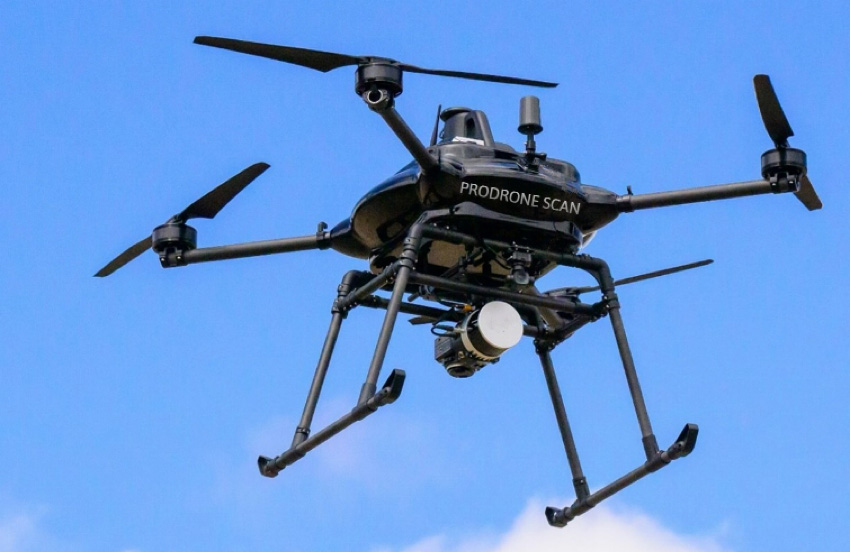 高コストパフォーマンスLidar測量機一体ドローン「PRODRONE SCAN」